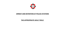 Arrest and Detention at Police Stations