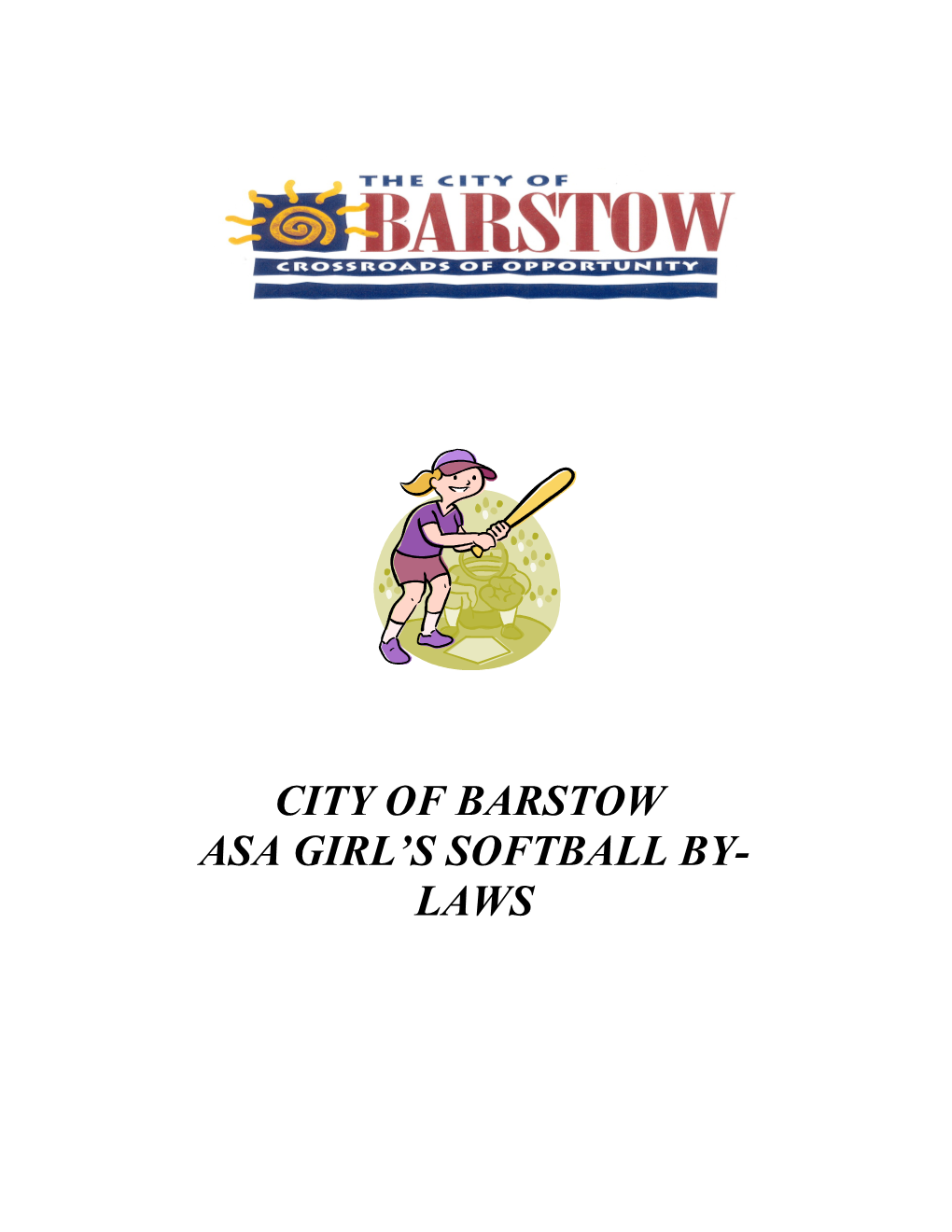 Asa Girl S Softball By-Laws