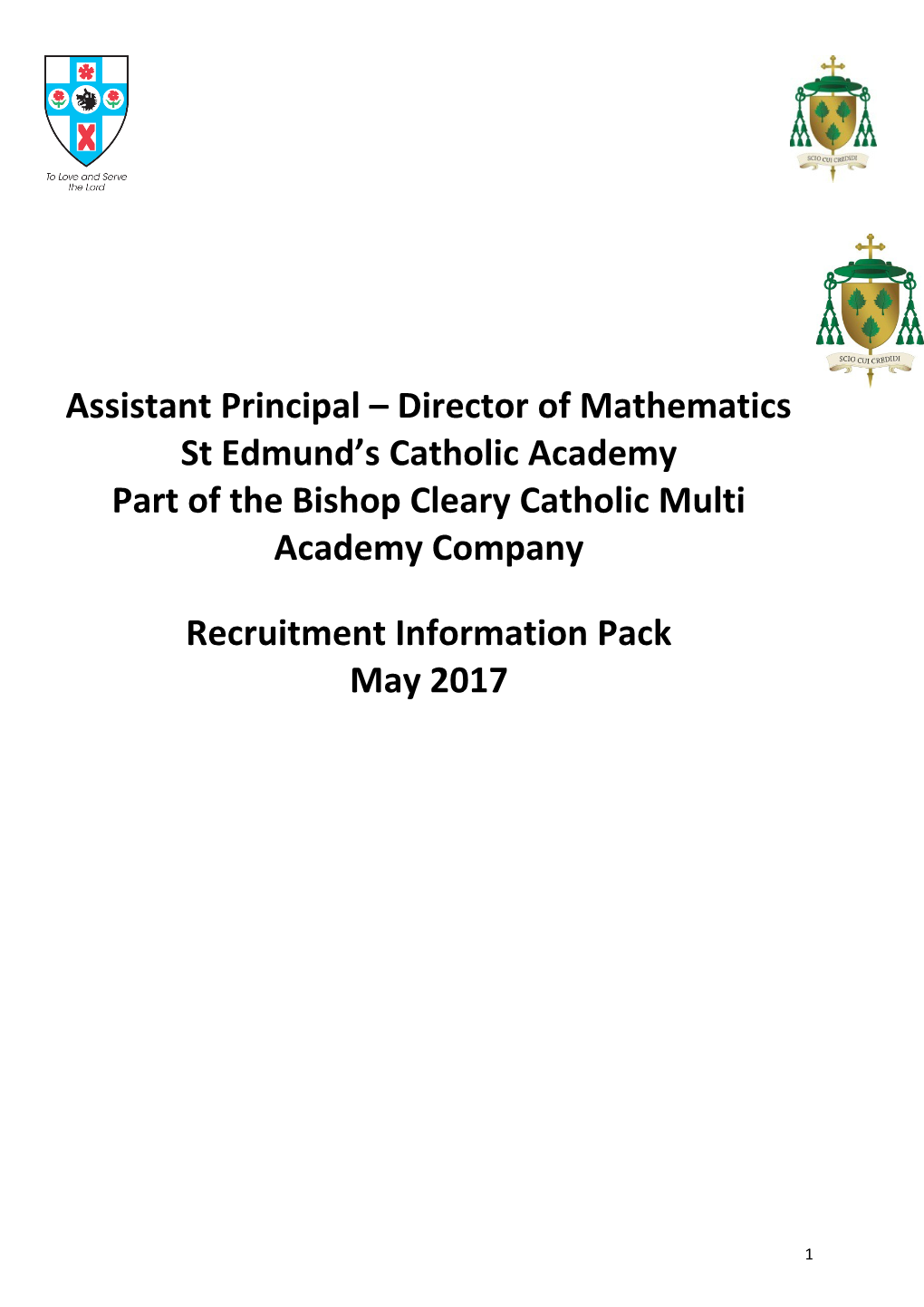 Assistant Principal Director of Mathematics