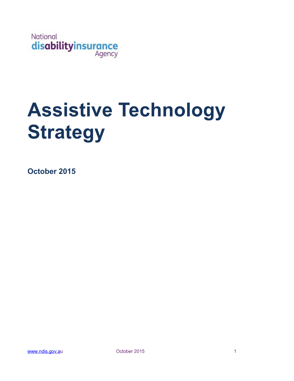 Assistive Technology Strategy