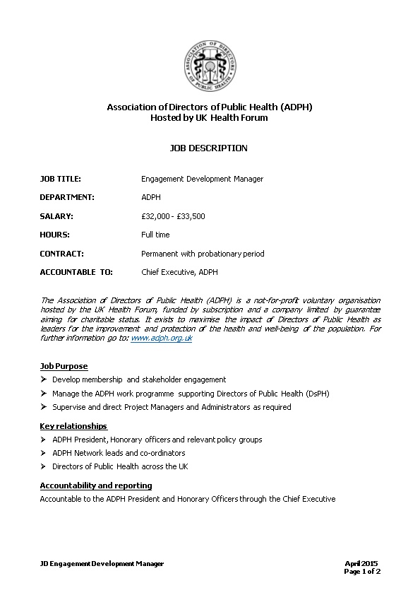 Association of Directors of Public Health (ADPH)