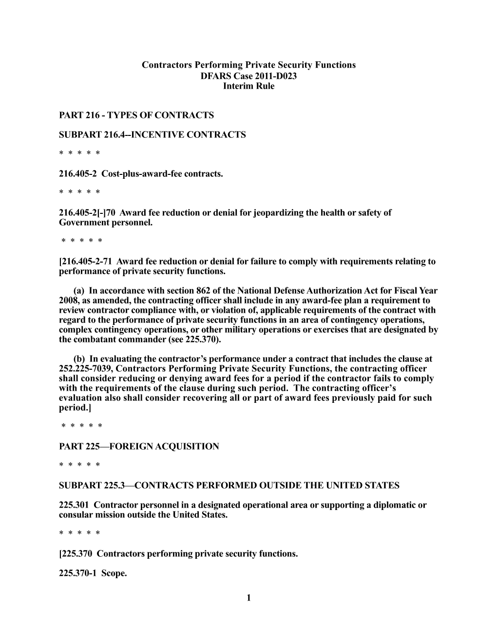 Attention: This Is a Pre-Decisional Defense Acquisition Regulations Council (Darc) Document