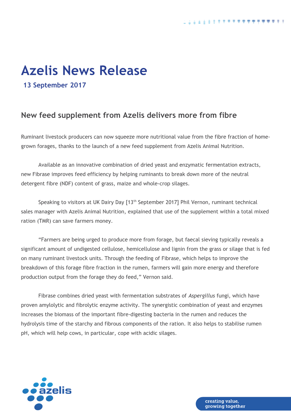 Azelis News Release
