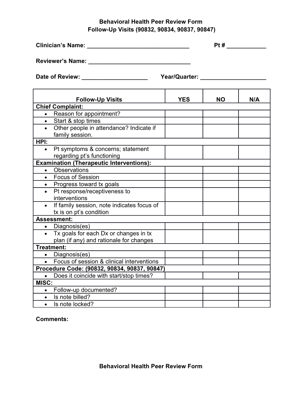 behavioral-health-peer-review-form-docest