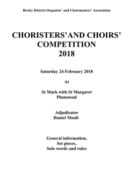 Bexley District Organists and Choirmasters Association