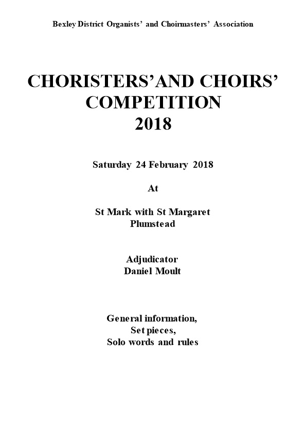 Bexley District Organists and Choirmasters Association