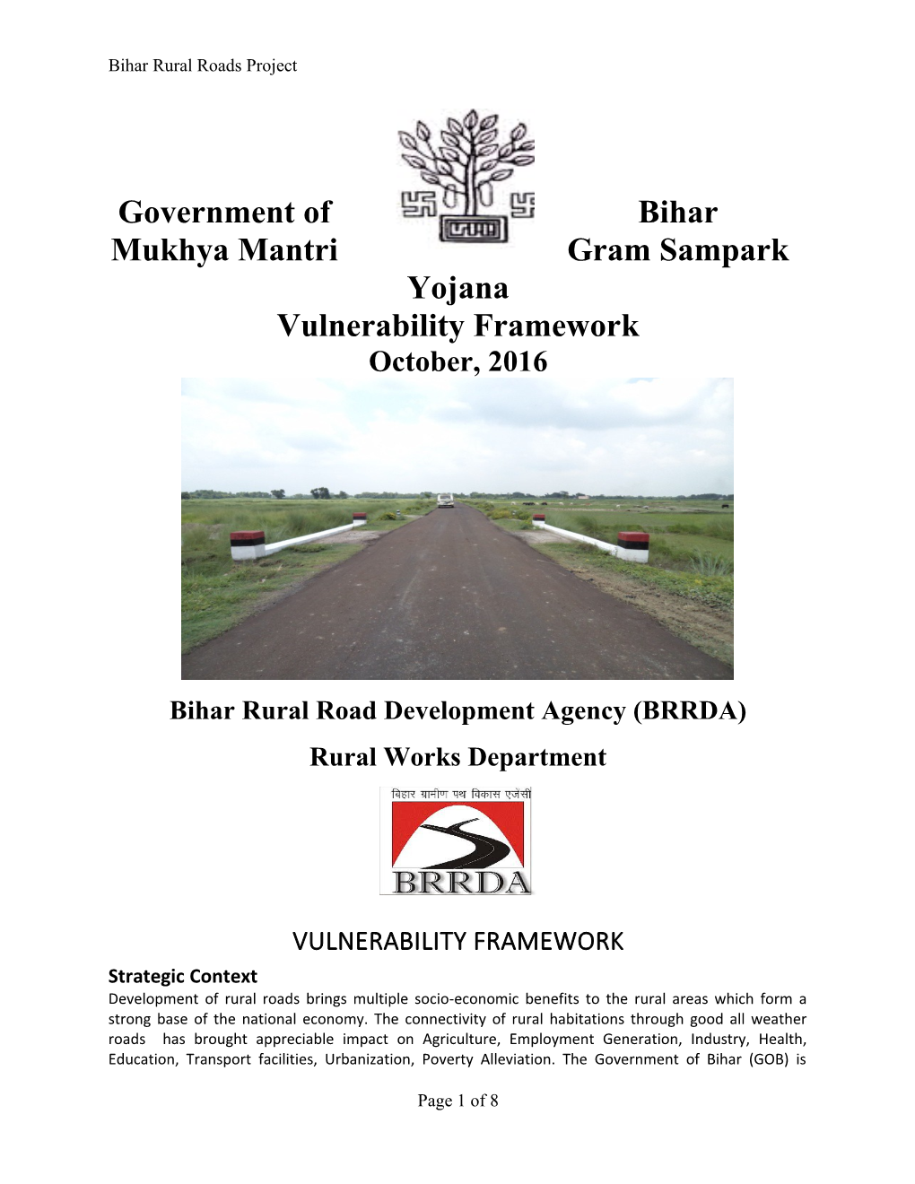 Bihar Rural Roads Project
