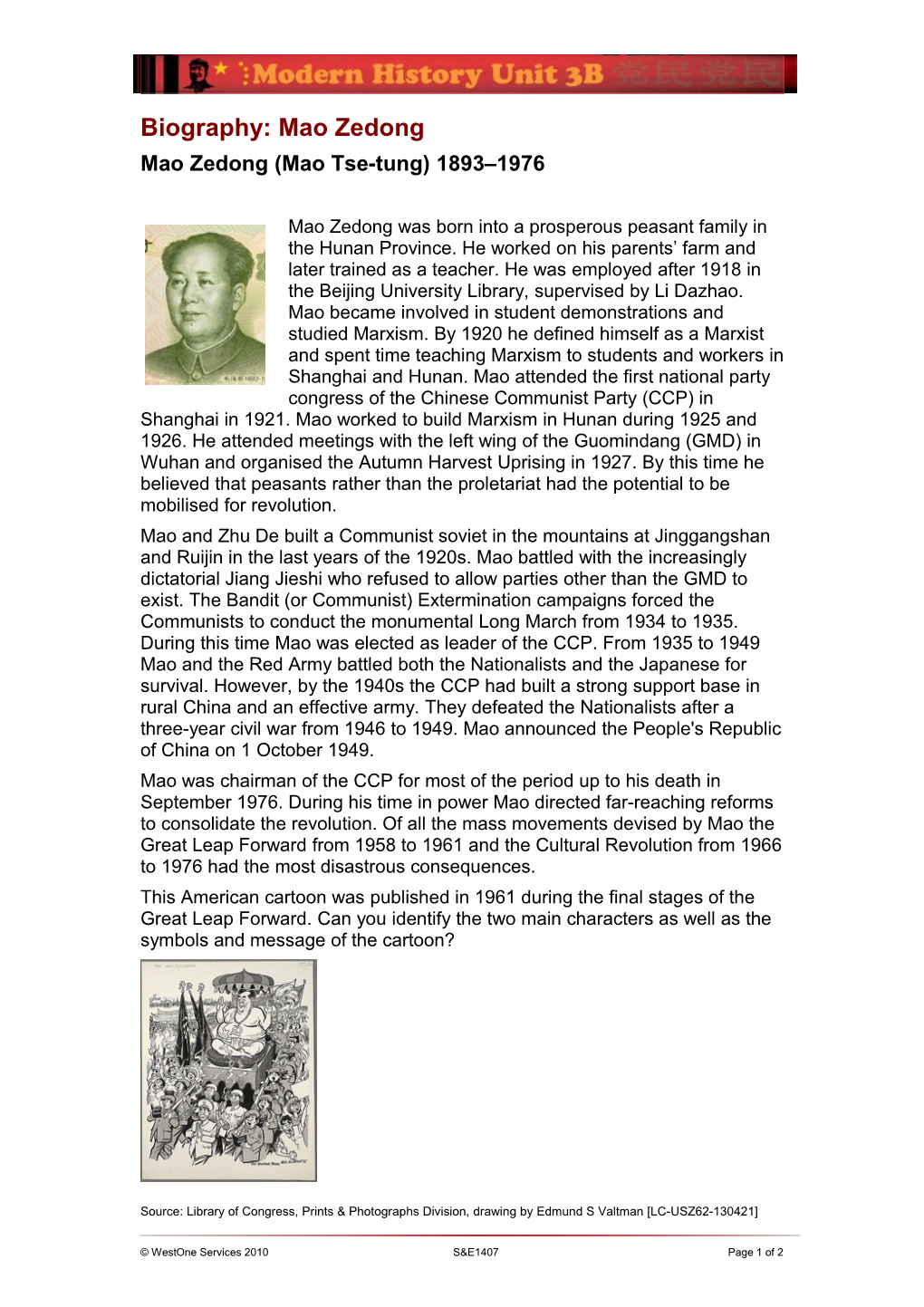 Biography: Jiang Jieshi