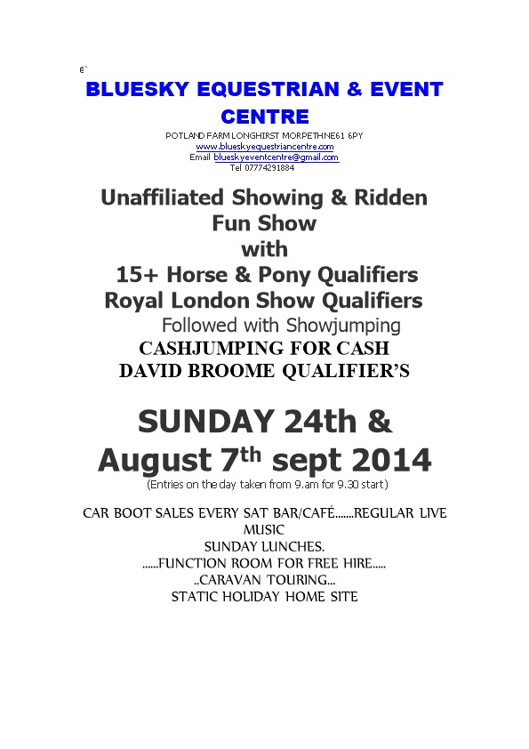 Bluesky Equestrian & Event Centre