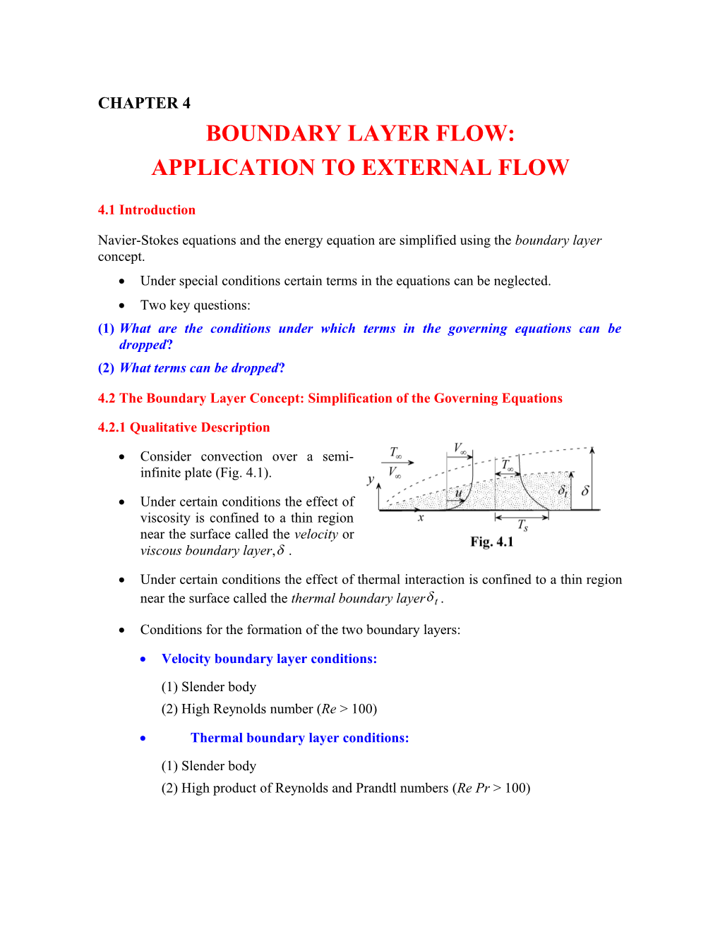 Boundary Layer Flow