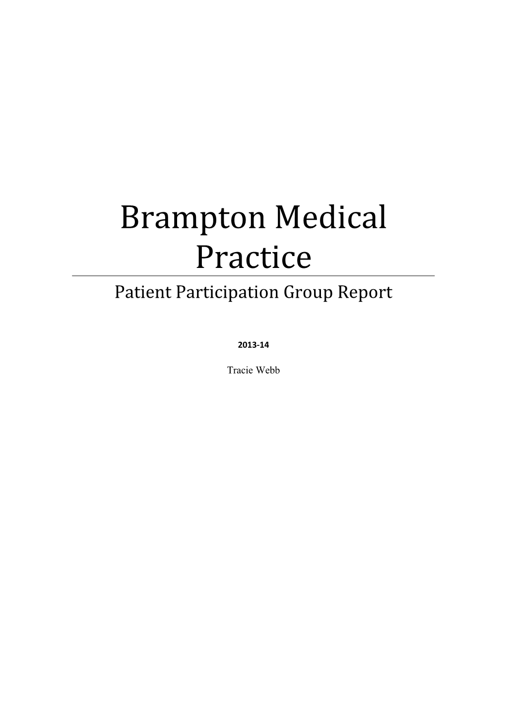 Brampton Medical Practice