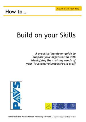 Build on Your Skills (BYS) Workshop