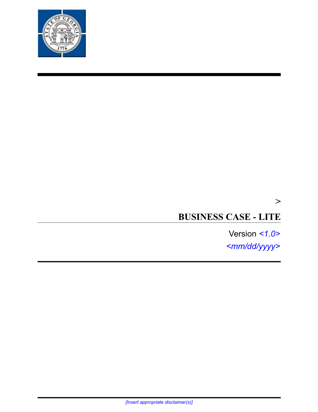 Business Case - LITE