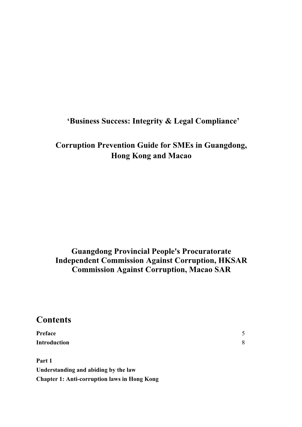 Business Success: Integrity & Legal Compliance