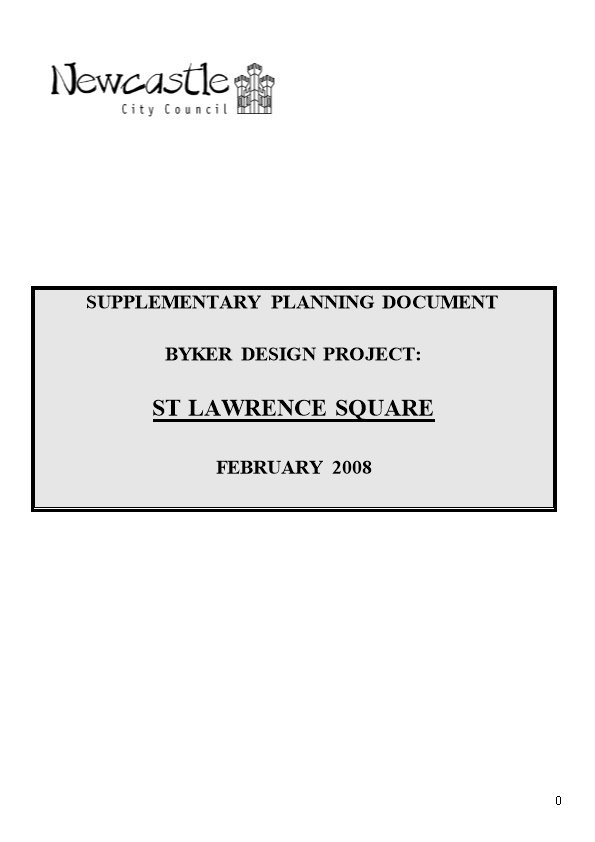 Byker Design Project: St Lawrence Square