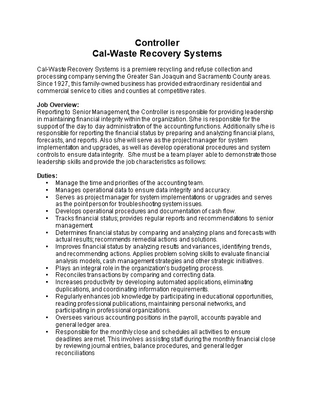 Cal-Waste Recovery Systems