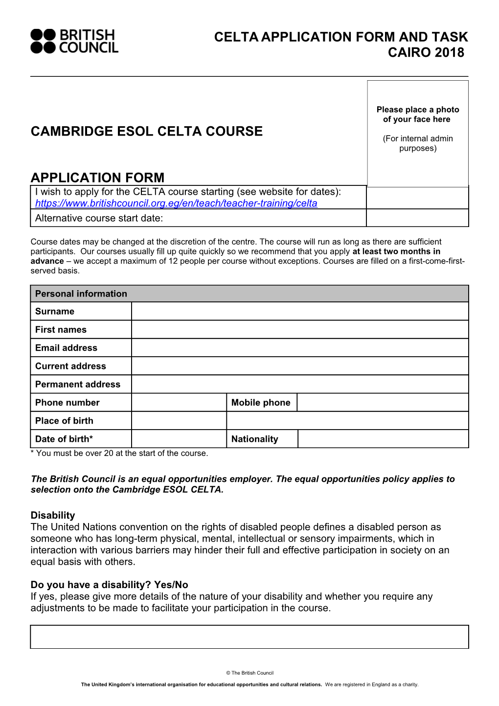 Cambridge Esol Celta Course