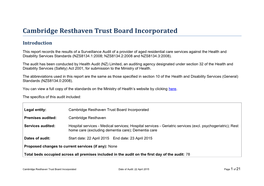 Cambridge Resthaven Trust Board Incorporated