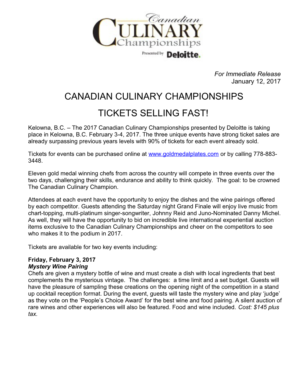 Canadian Culinary Championships
