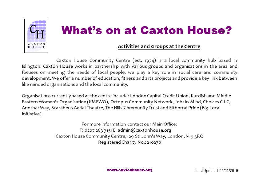 Caxton House Community Centre