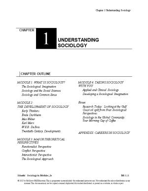 Chapter 1 Understanding Sociology