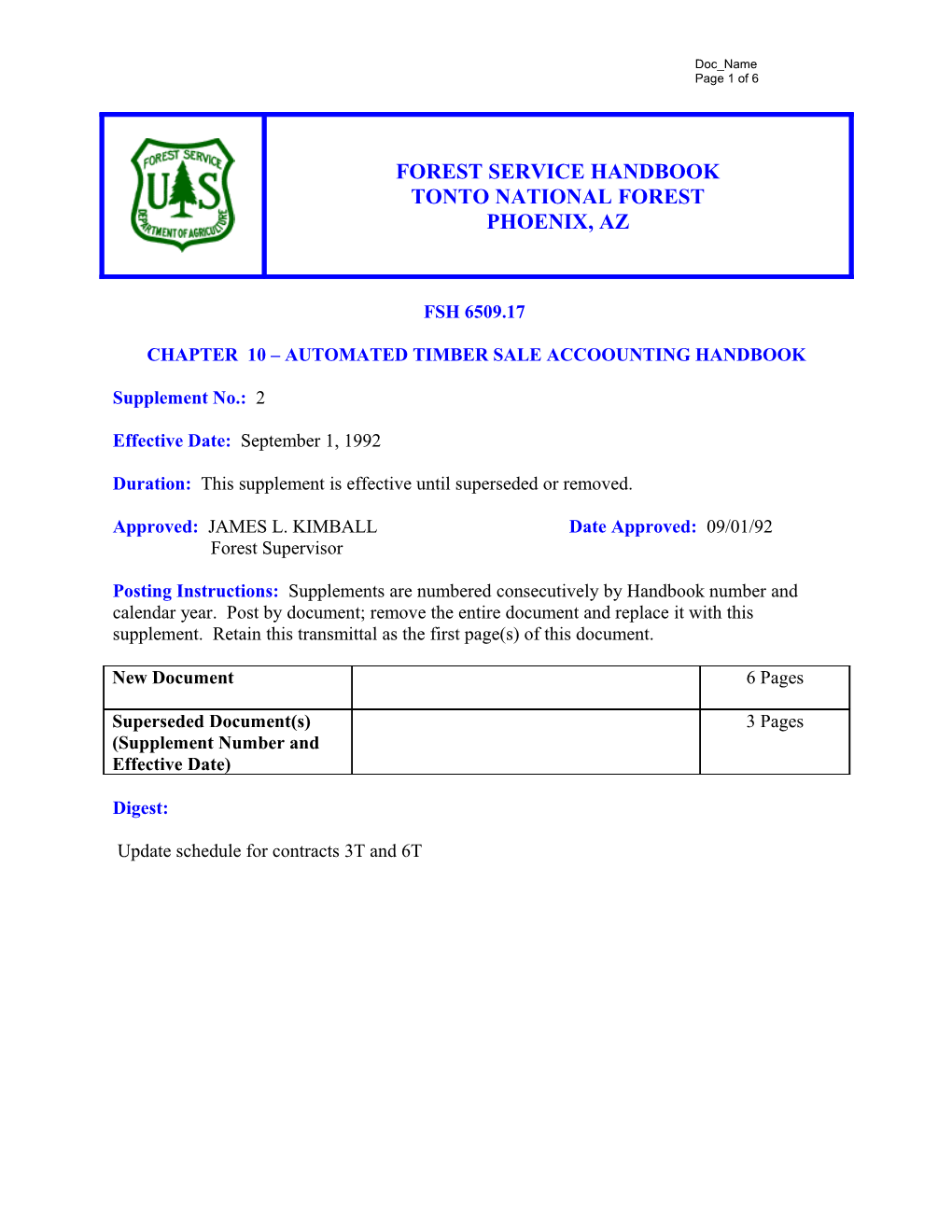 Chapter 10 Automated Timber Sale Accoounting Handbook