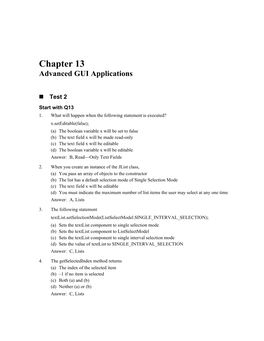 Chapter 13 Advanced GUI Applications 1