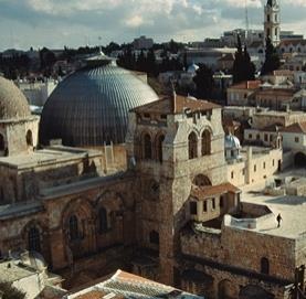 The Church of the Holy Sepulchre in Jerusalem was constructed by Roman Emperor Constantine I s mother Helena on the supposed site of Jesus tomb