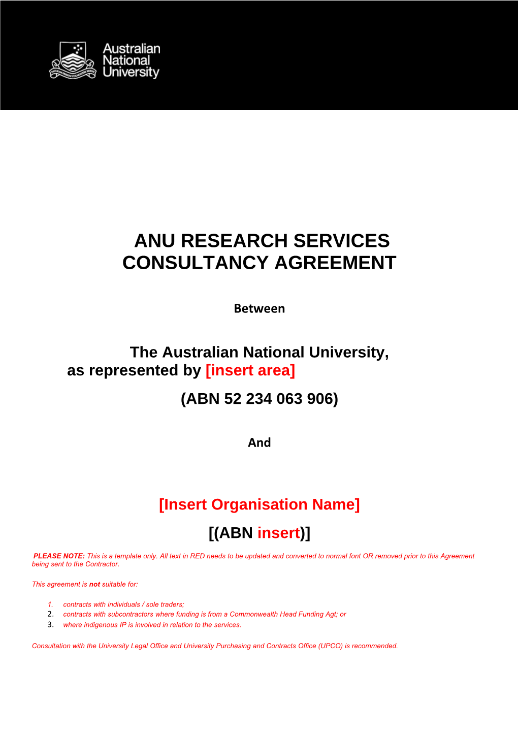 Collaborative Research Project Agreement