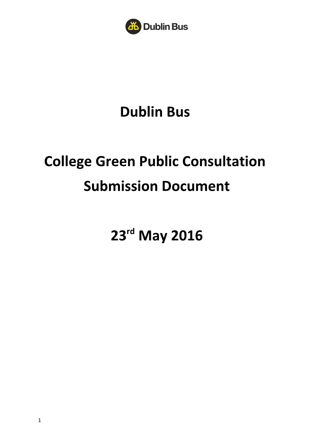 College Green Public Consultation