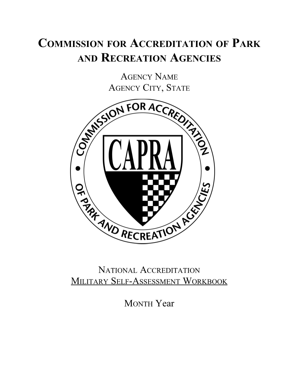 Commission for Accreditation of Park and Recreation Agencies