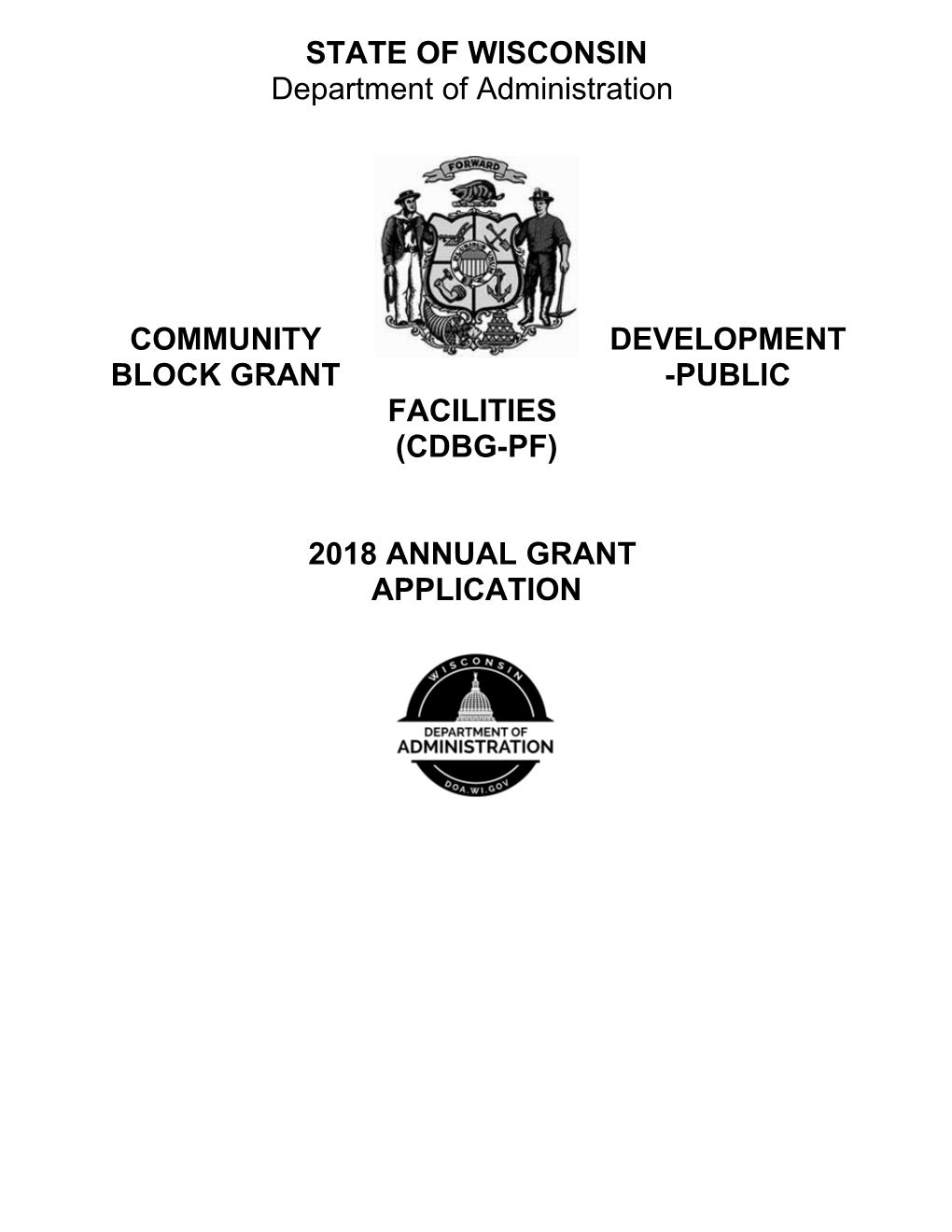 Community Development Block Grant -Public Facilities