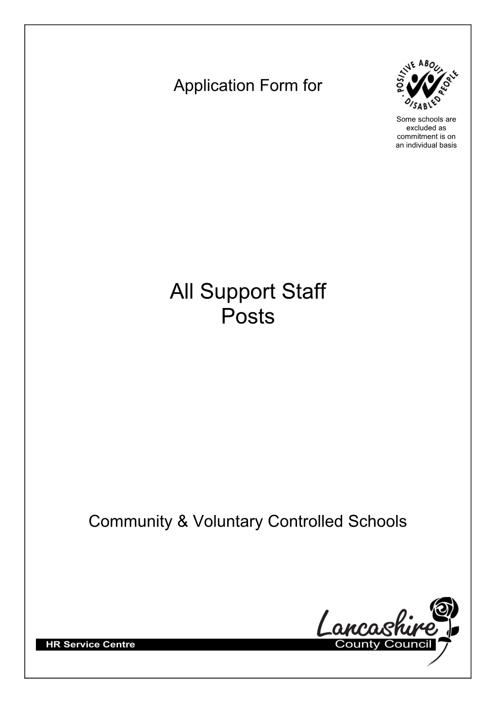 Community & Voluntary Controlled Schools