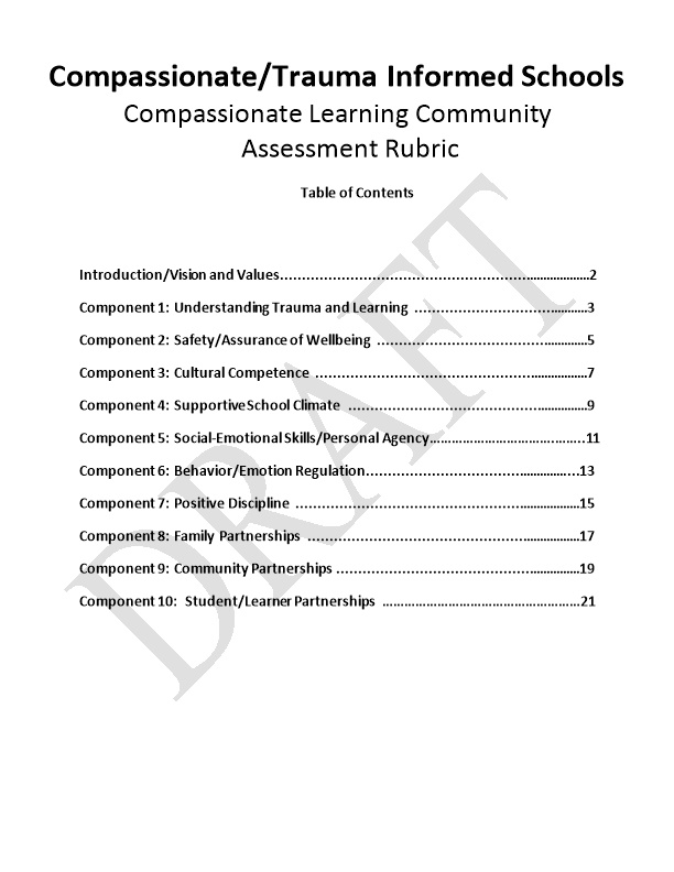 Compassionate/Trauma Informed Schools