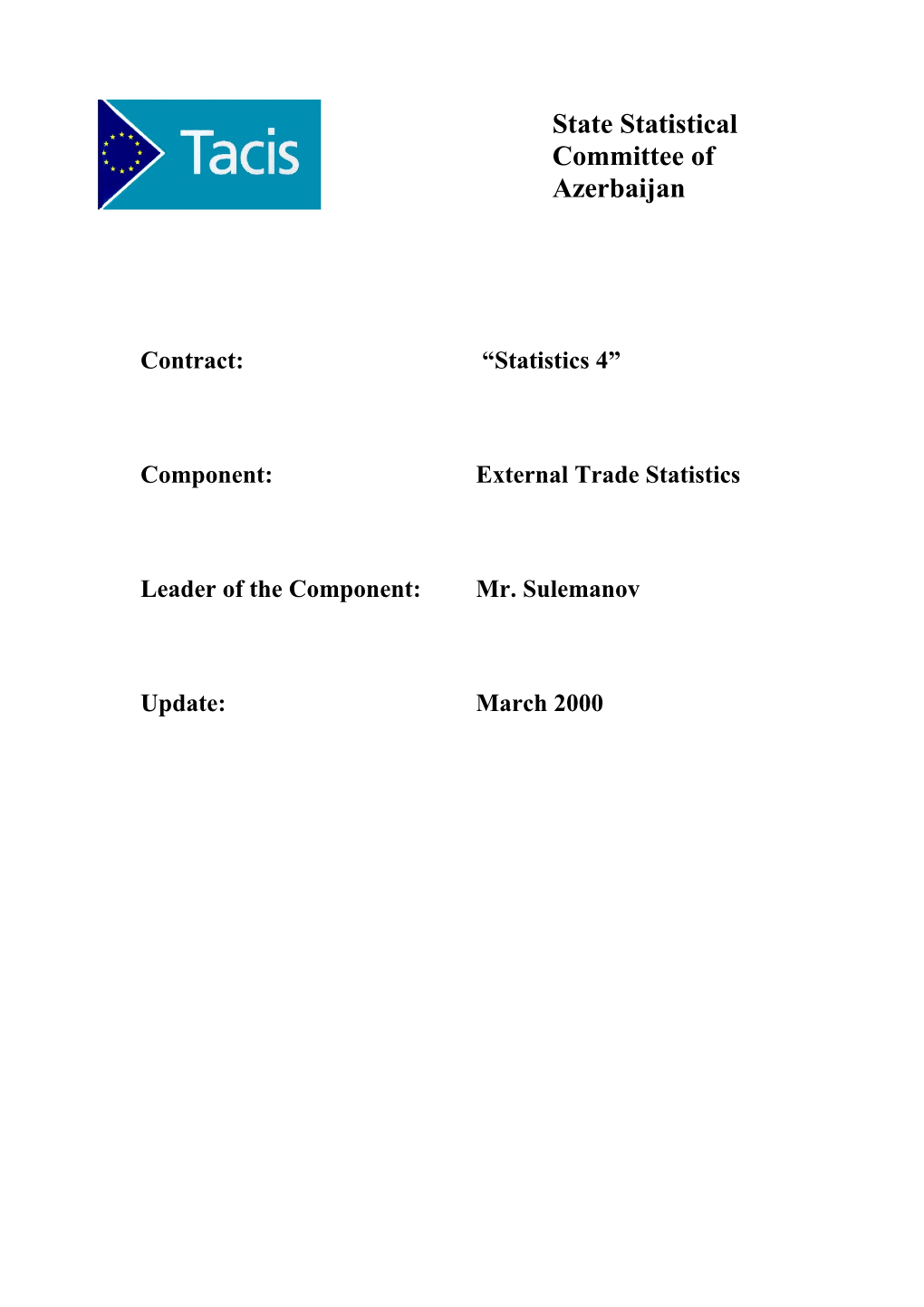 Component:External Trade Statistics