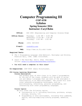 Computer Programmingiii