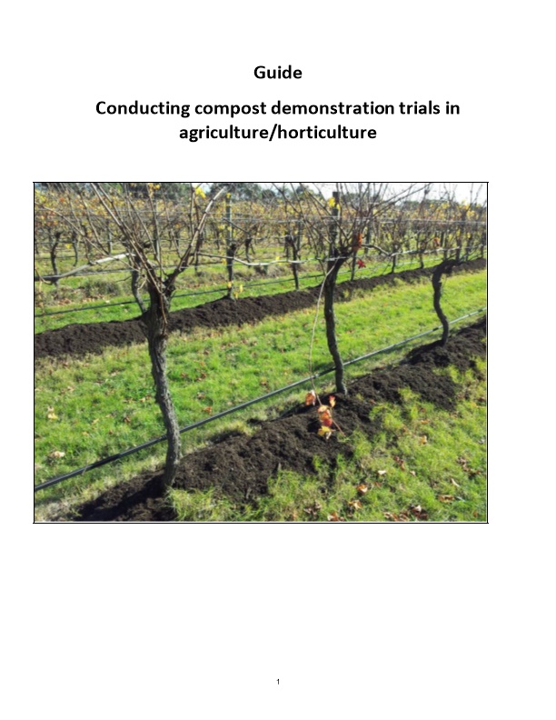 Conductingcompost Demonstration Trials in Agriculture/Horticulture