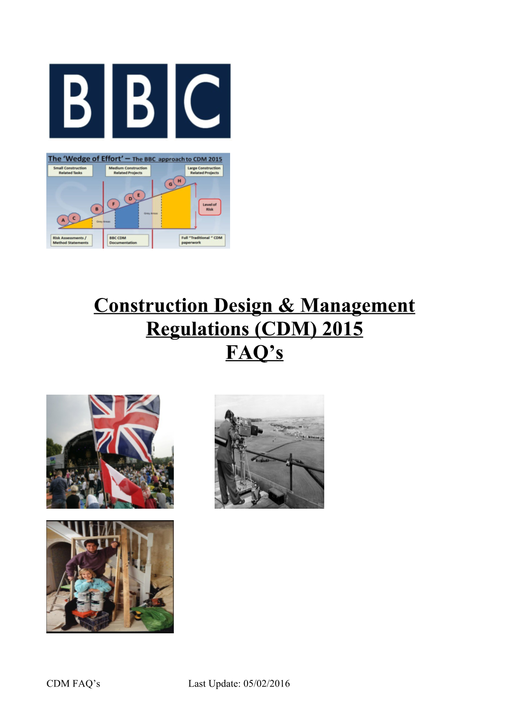 Construction Design & Management Regulations (CDM) 2015