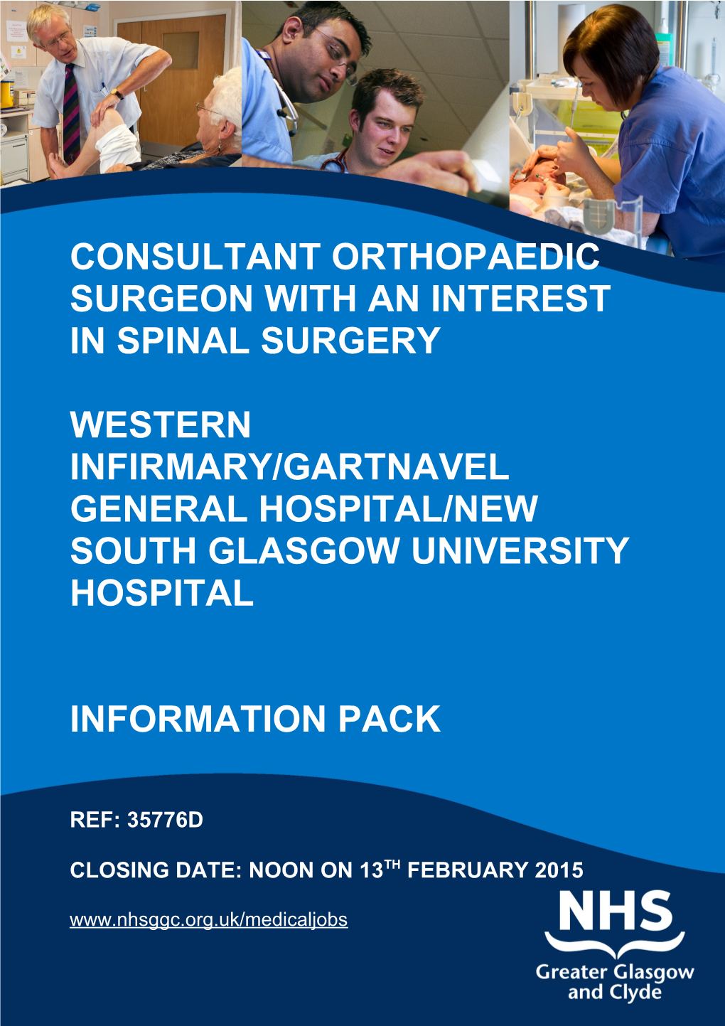 CONSULTANT Orthopaedic Surgeon with an Interest in Spinal Surgery