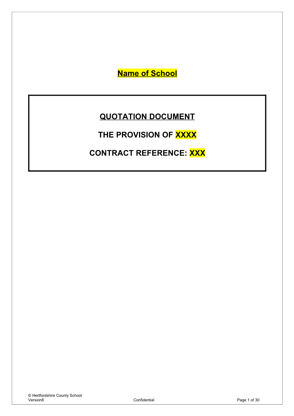 Contract for Consultancy Work