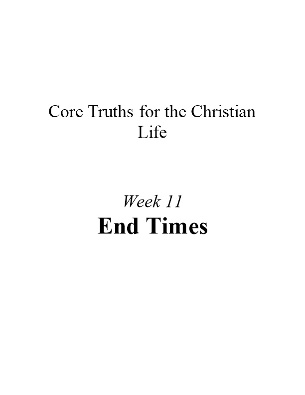 Core Truths for the Christian Life