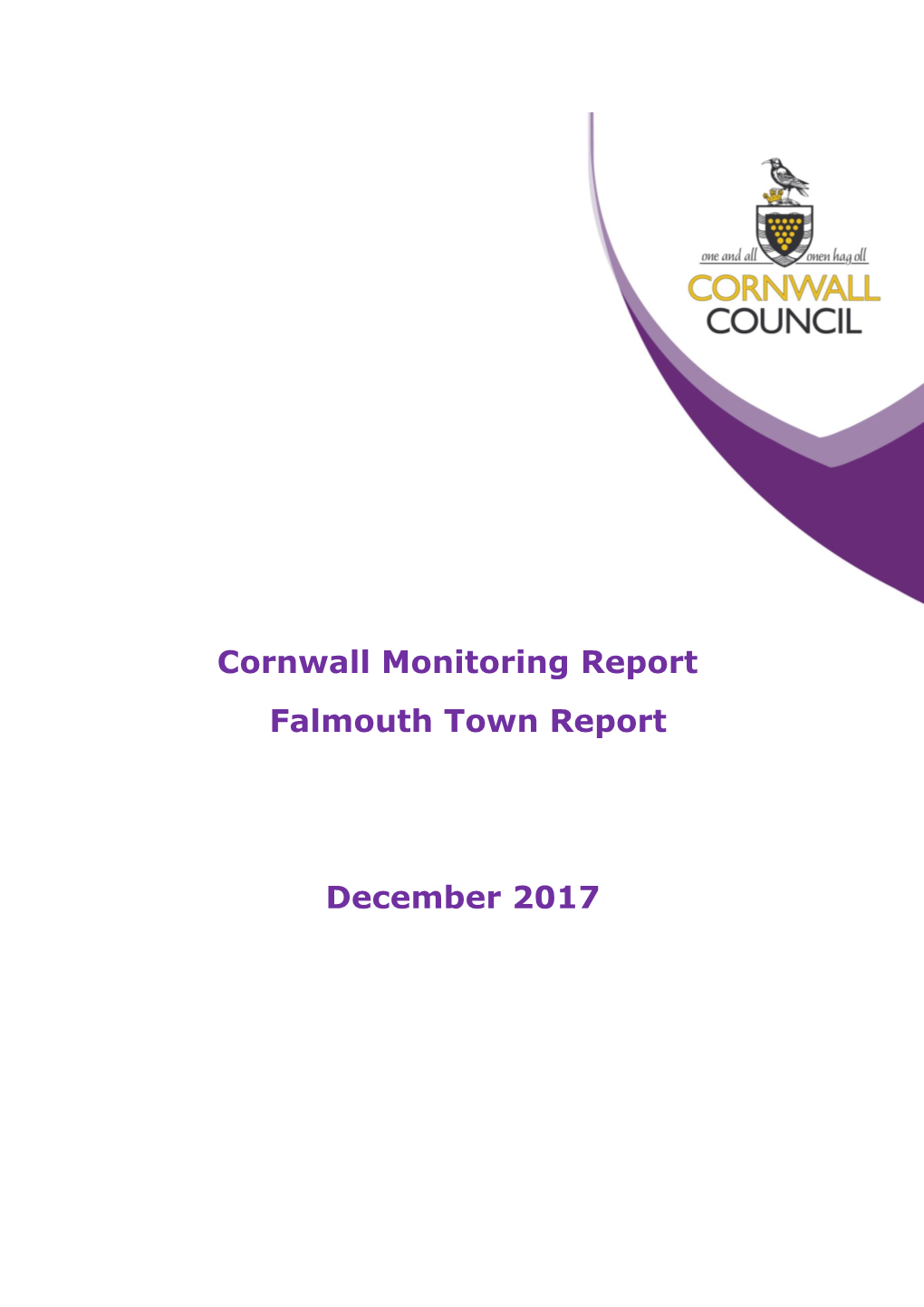 Cornwall Monitoring Report