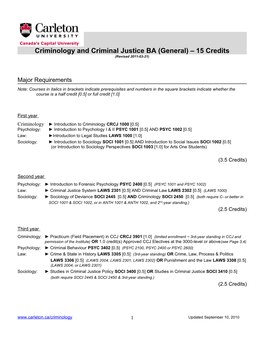 Criminology and Criminal Justice BA (Honours)