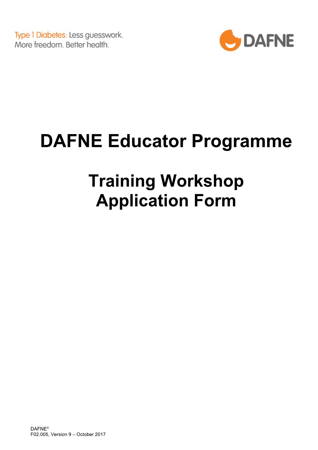 DAFNE Educator Programme