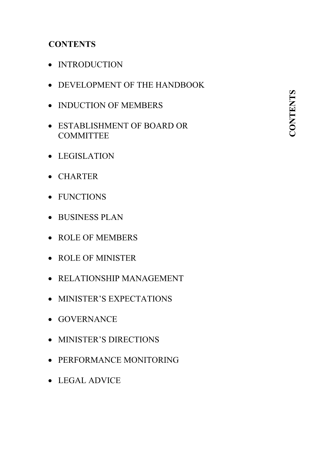 Development of the Handbook