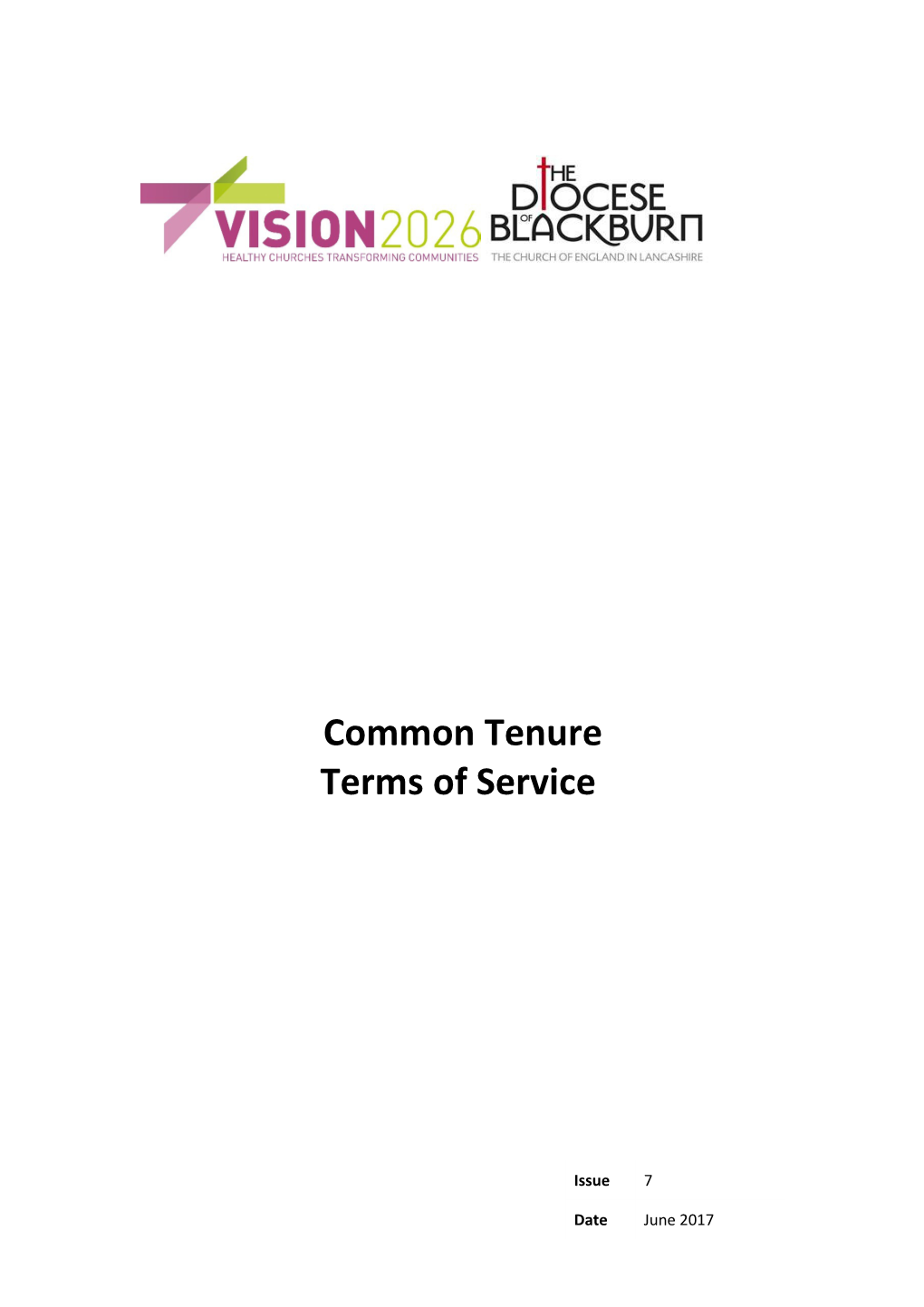 Diocesan Terms of Service Handbook