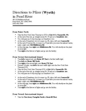 Directions to Wyeth in Pearl River