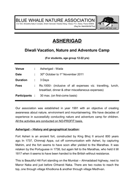 Diwali Vacation, Nature and Adventure Camp