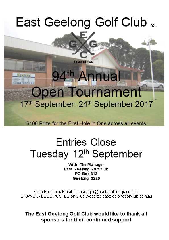 East Geelong Golf Club Inc
