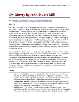 ENG 1213: Unit 3 on Liberty, Chapter 2
